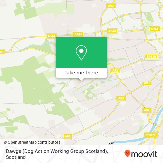 Dawgs (Dog Action Working Group Scotland) map