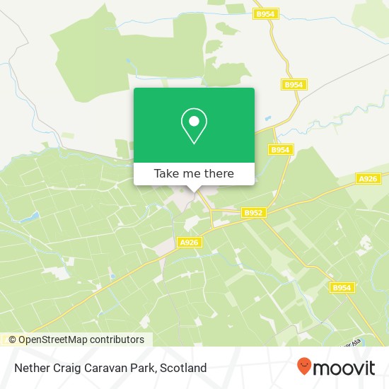 Nether Craig Caravan Park map