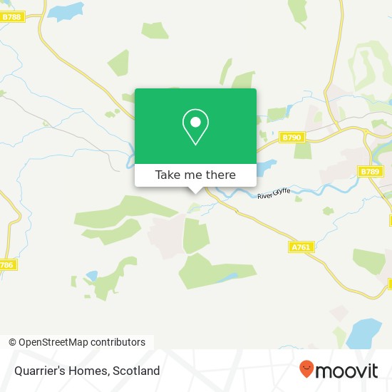 Quarrier's Homes map