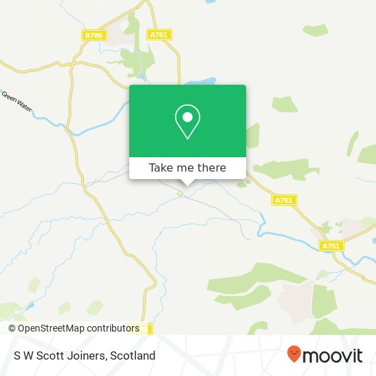 S W Scott Joiners map