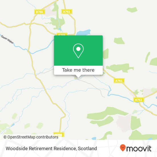 Woodside Retirement Residence map