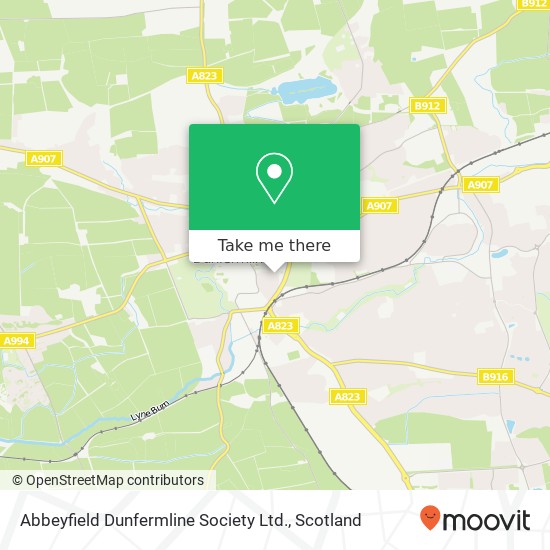 Abbeyfield Dunfermline Society Ltd. map