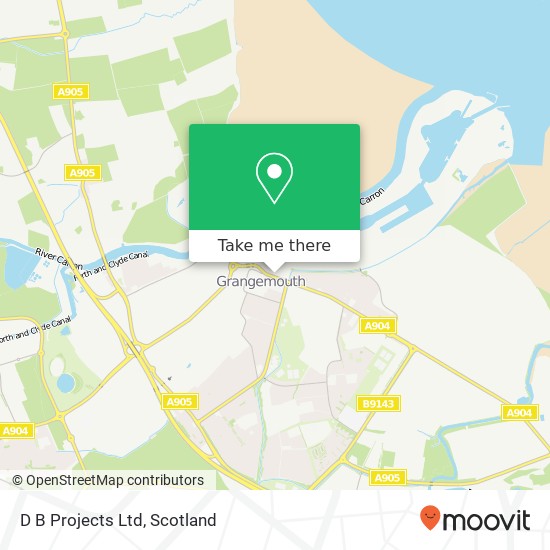 D B Projects Ltd map