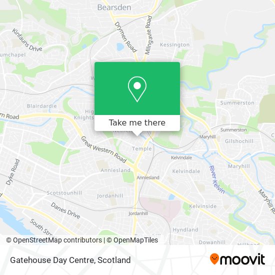 Gatehouse Day Centre map