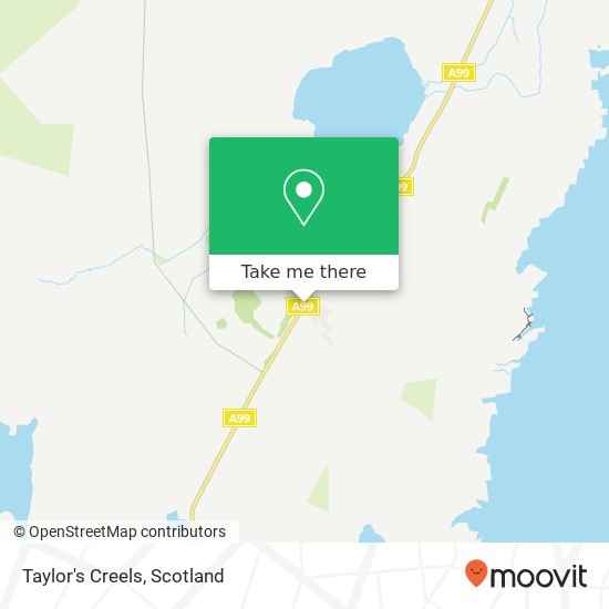 Taylor's Creels map