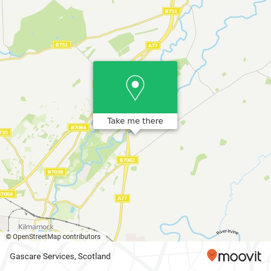 Gascare Services map