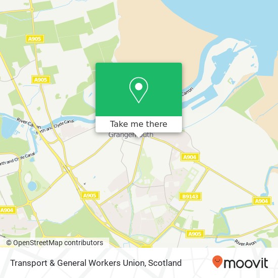 Transport & General Workers Union map