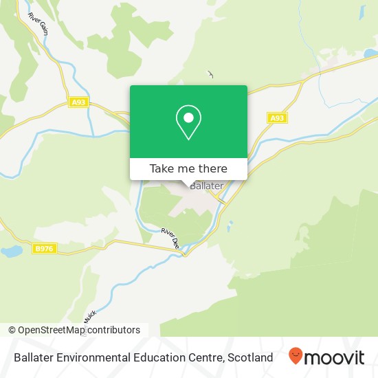 Ballater Environmental Education Centre map