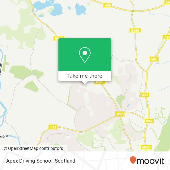 Apex Driving School map