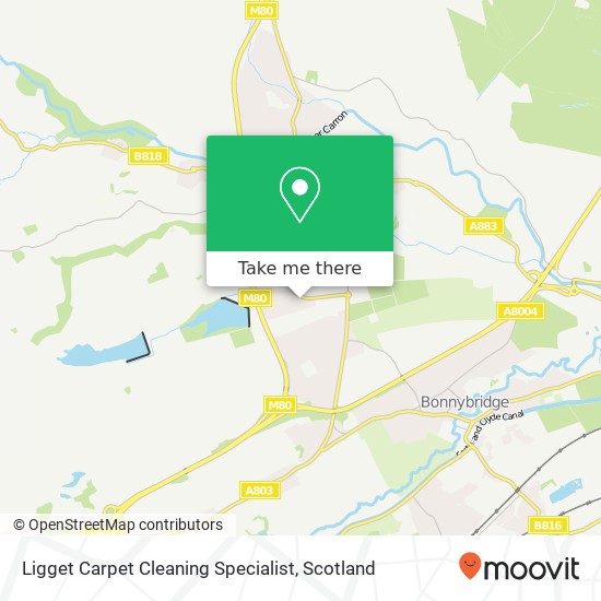 Ligget Carpet Cleaning Specialist map