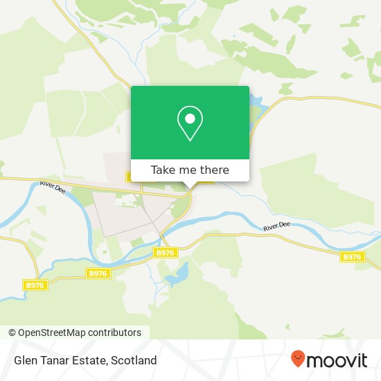 Glen Tanar Estate map