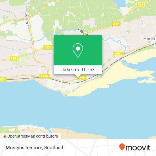 Mostyns In-store map