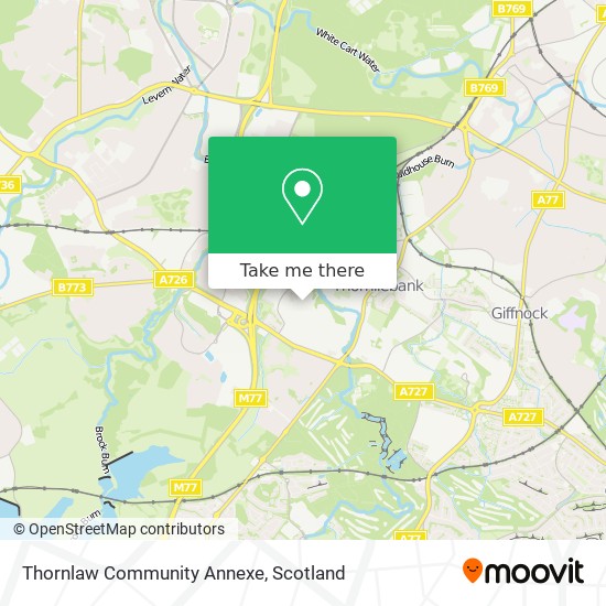 Thornlaw Community Annexe map