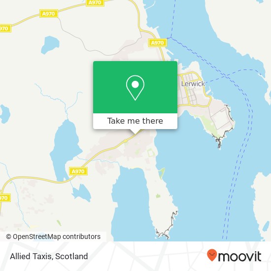 Allied Taxis map