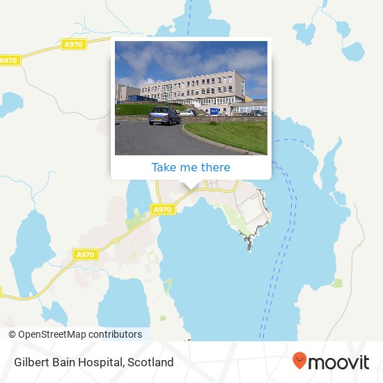Gilbert Bain Hospital map