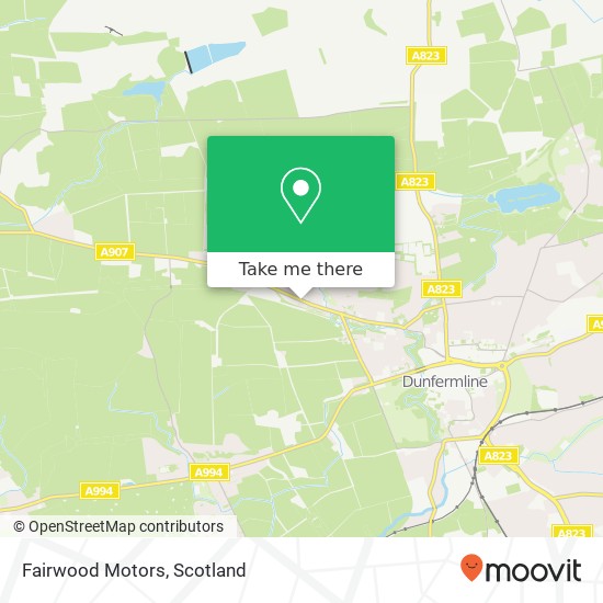 Fairwood Motors map