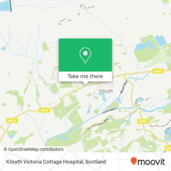 Kilsyth Victoria Cottage Hospital map