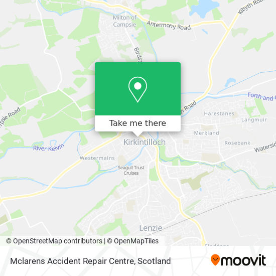 Mclarens Accident Repair Centre map