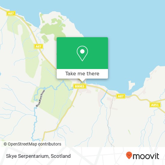 Skye Serpentarium map