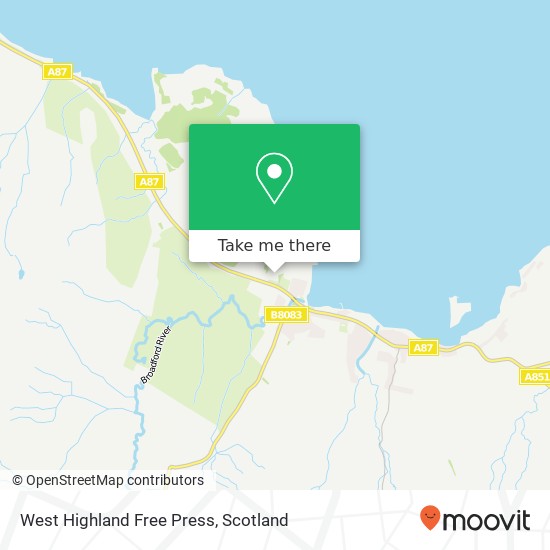 West Highland Free Press map