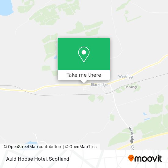 Auld Hoose Hotel map