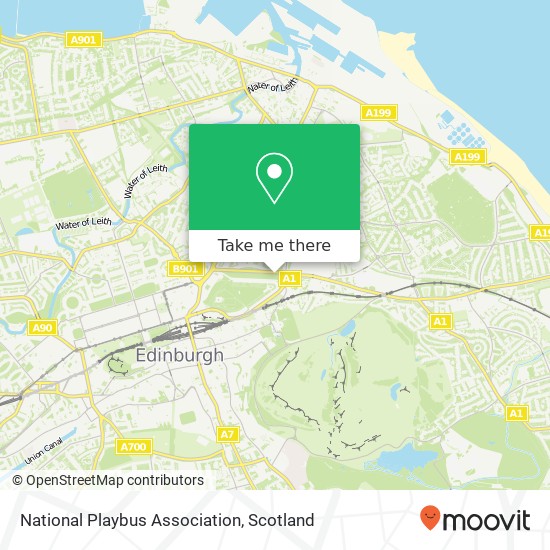 National Playbus Association map