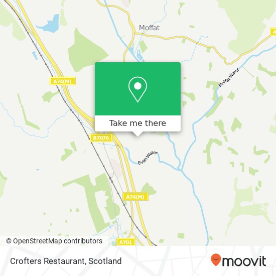 Crofters Restaurant map