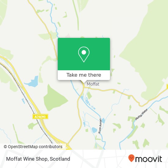 Moffat Wine Shop map