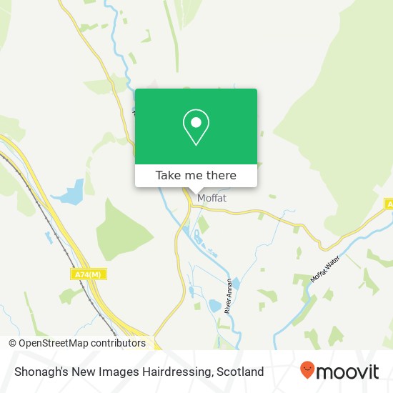 Shonagh's New Images Hairdressing map