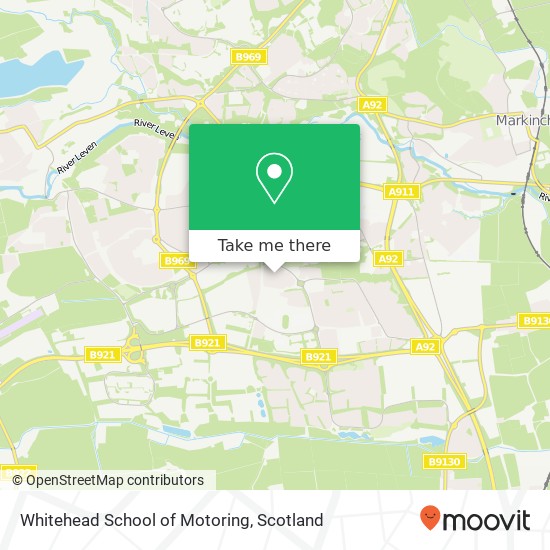 Whitehead School of Motoring map