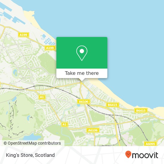 King's Store map