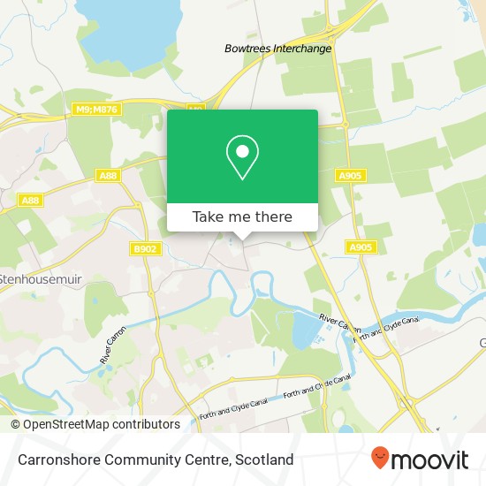 Carronshore Community Centre map