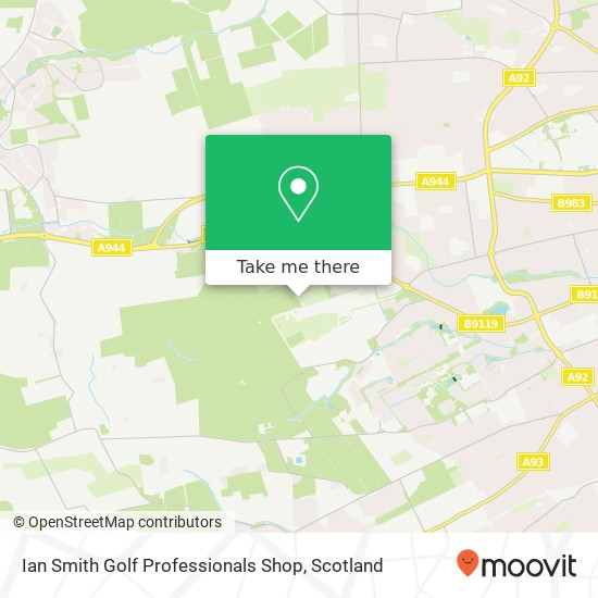 Ian Smith Golf Professionals Shop map