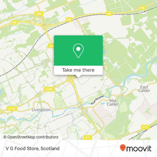 V G Food Store map