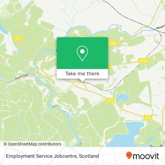 Employment Service Jobcentre map