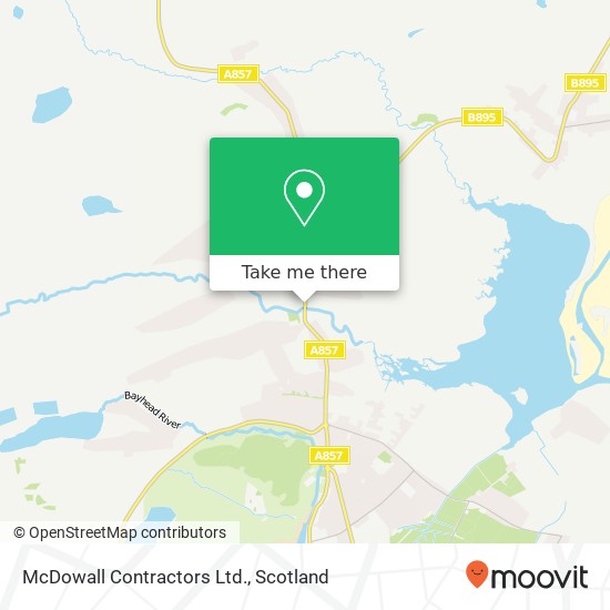 McDowall Contractors Ltd. map