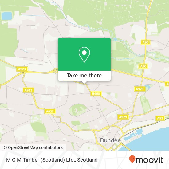 M G M Timber (Scotland) Ltd. map