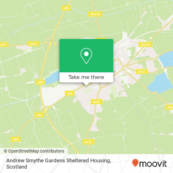 Andrew Smythe Gardens Sheltered Housing map