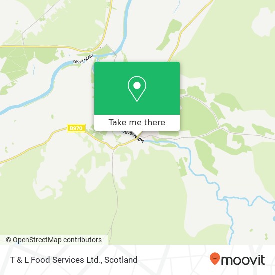 T & L Food Services Ltd. map