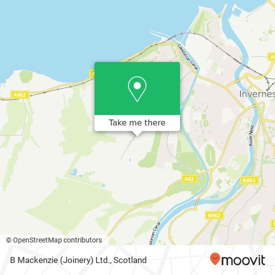 B Mackenzie (Joinery) Ltd. map