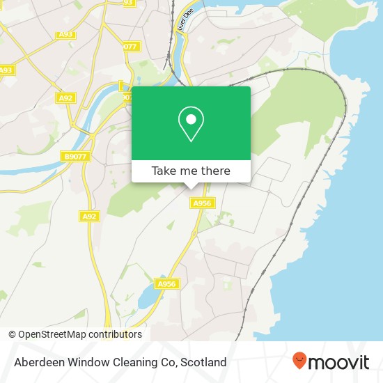 Aberdeen Window Cleaning Co map