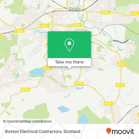 Boston Electrical Contractors map