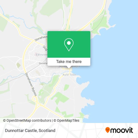 Dunnottar Castle map