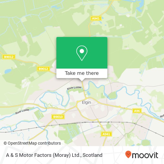 A & S Motor Factors (Moray) Ltd. map