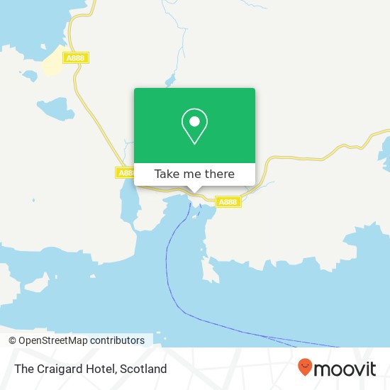 The Craigard Hotel map