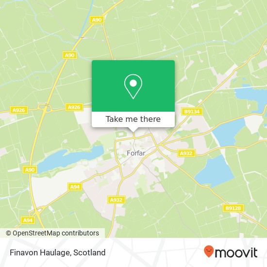 Finavon Haulage map