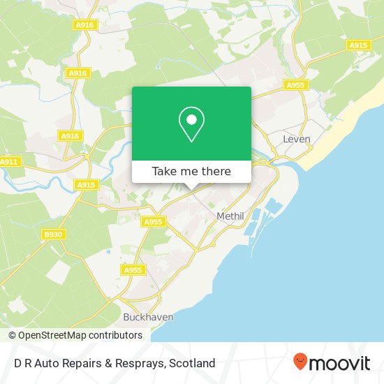 D R Auto Repairs & Resprays map