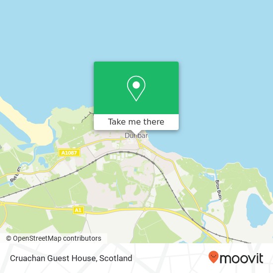 Cruachan Guest House map
