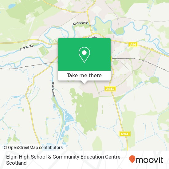 Elgin High School & Community Education Centre map