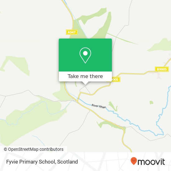 Fyvie Primary School map